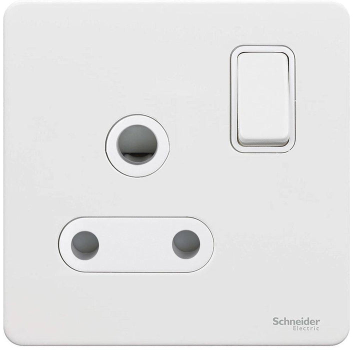 Schneider Ultimate Screwless White Metal 15A Socket GU3490WPW