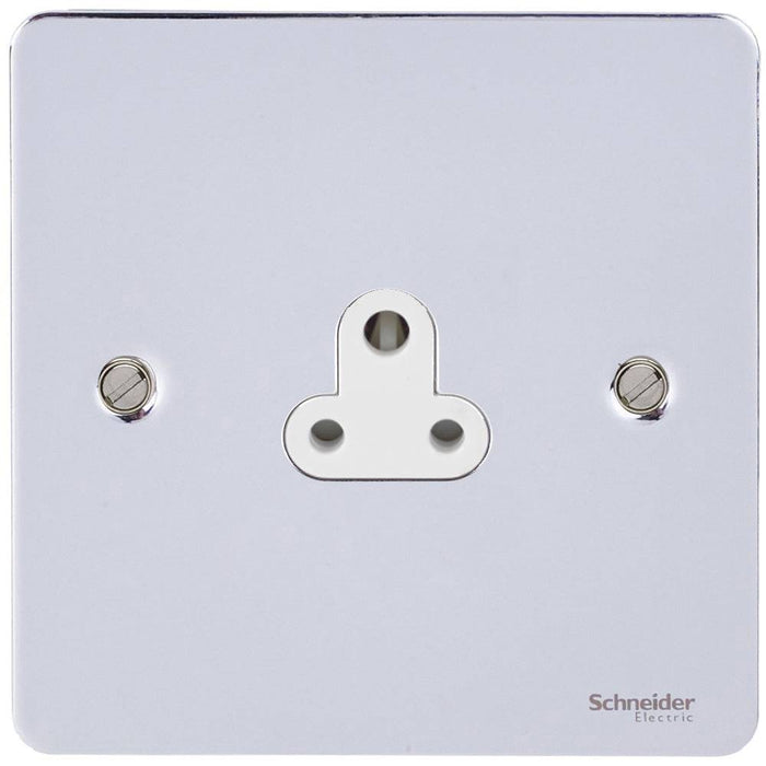 Schneider Ultimate Flat Plate Polished Chrome 2A Unswitched Socket GU3270WPC