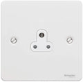 Schneider Ultimate Flat Plate White Metal 2A Unswitched Socket GU3270WPW