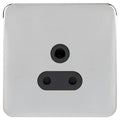 Schneider Lisse Deco Polished Chrome 5A Unswitched Socket GGBL3080BPCAvailable from RS Electrical Supplies