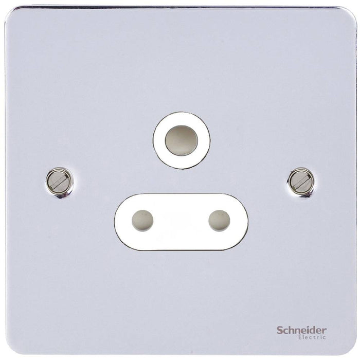 Schneider Ultimate Flat Plate Polished Chrome 5A Unswitched Socket GU3280WPC