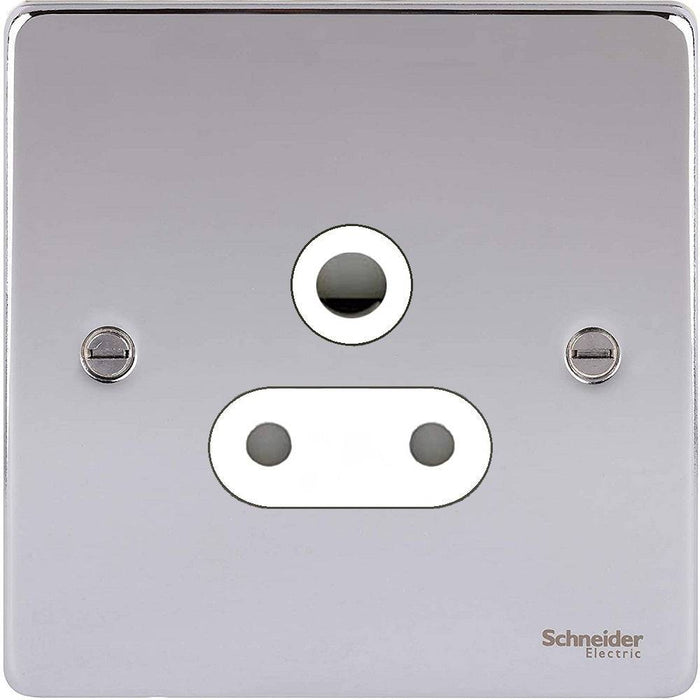 Schneider Ultimate Low Profile Polished Chrome 5A Unswitched Socket GU3580WPC