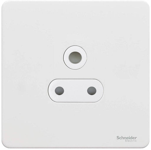 Schneider Ultimate Screwless White Metal 5A Socket GU3480WPW Available from RS Electrical Supplies