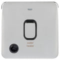 Schneider Lisse Deco Polished Chrome 20A Double Pole Switch Neon & Water Heater GGBL2014WHBPCAvailable from RS Electrical Supplies