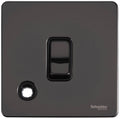Schneider Ultimate Screwless Black Nickel 20A Double Pole Switch Flex GU2413BBN