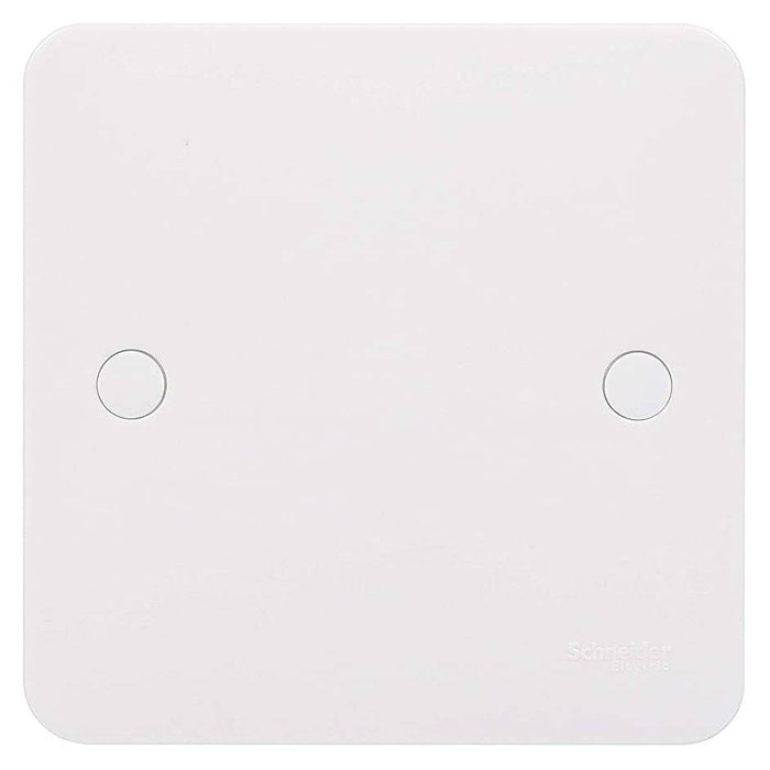 Schneider Lisse White Single Blank Plate GGBL8010