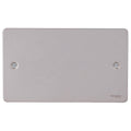 Schneider Ultimate Flat Plate Pearl Nickel Double Blank Plate GU8220PNAvailable from RS Electrical