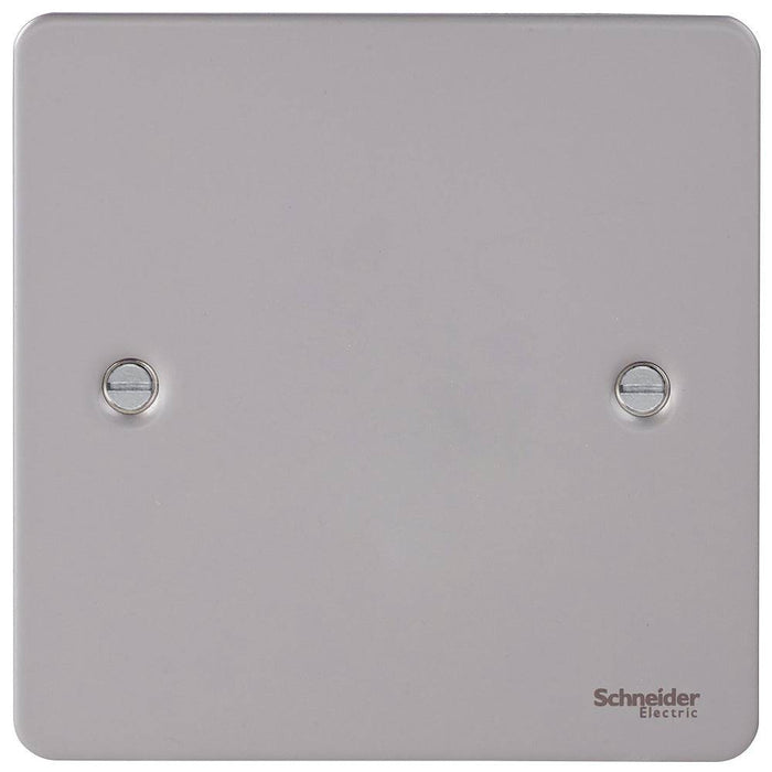 Schneider Ultimate Flat Plate Pearl Nickel Single Blank Plate GU8210PN