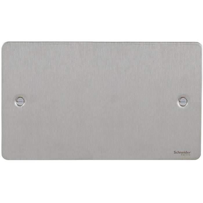 Schneider Ultimate Flat Plate Stainless Steel Double Blank Plate GU8220SS