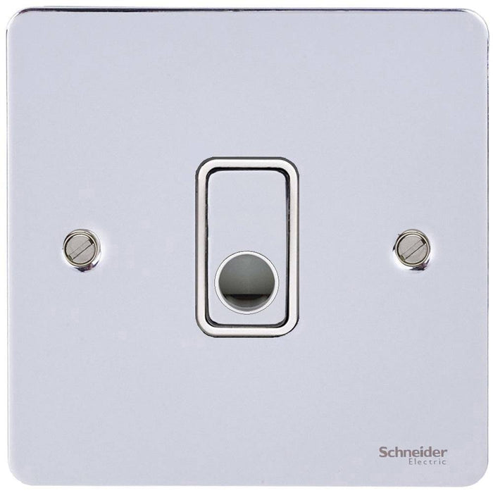 Schneider Ultimate Flat Plate Polished Chrome Flex Outlet Plate GU2203WPC