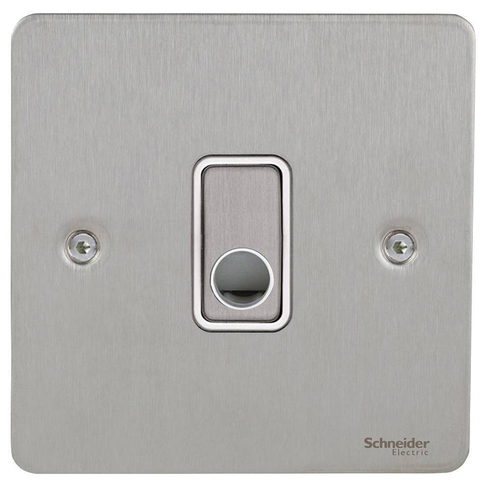Schneider Ultimate Flat Plate Stainless Steel Flex Outlet Plate GU2203WSS