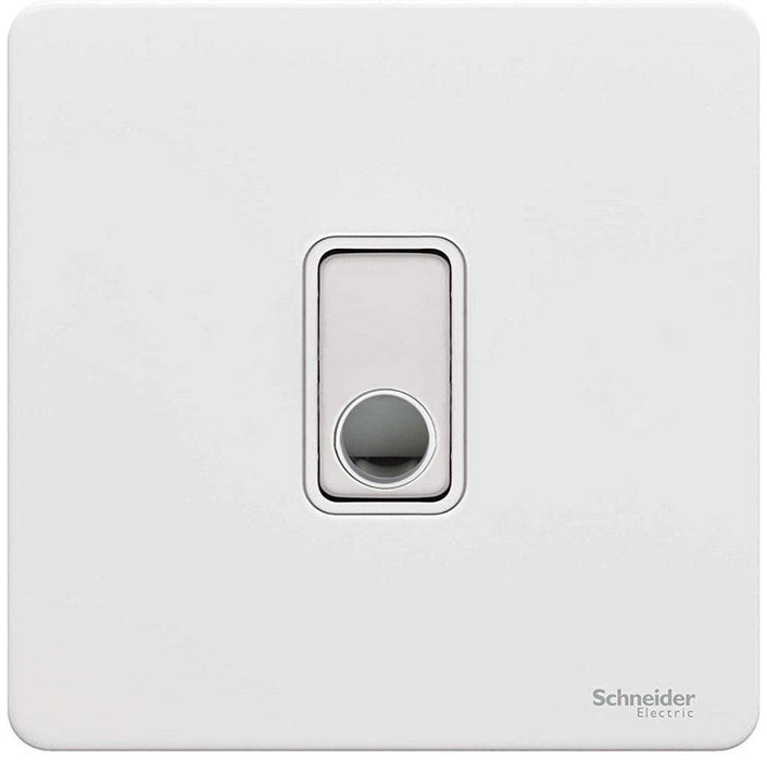 Schneider Ultimate Screwless White Metal Flex Outlet GU2403WPW