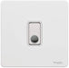 Schneider Ultimate Screwless White Metal Flex Outlet GU2403WPW Available from RS Electrical Supplies