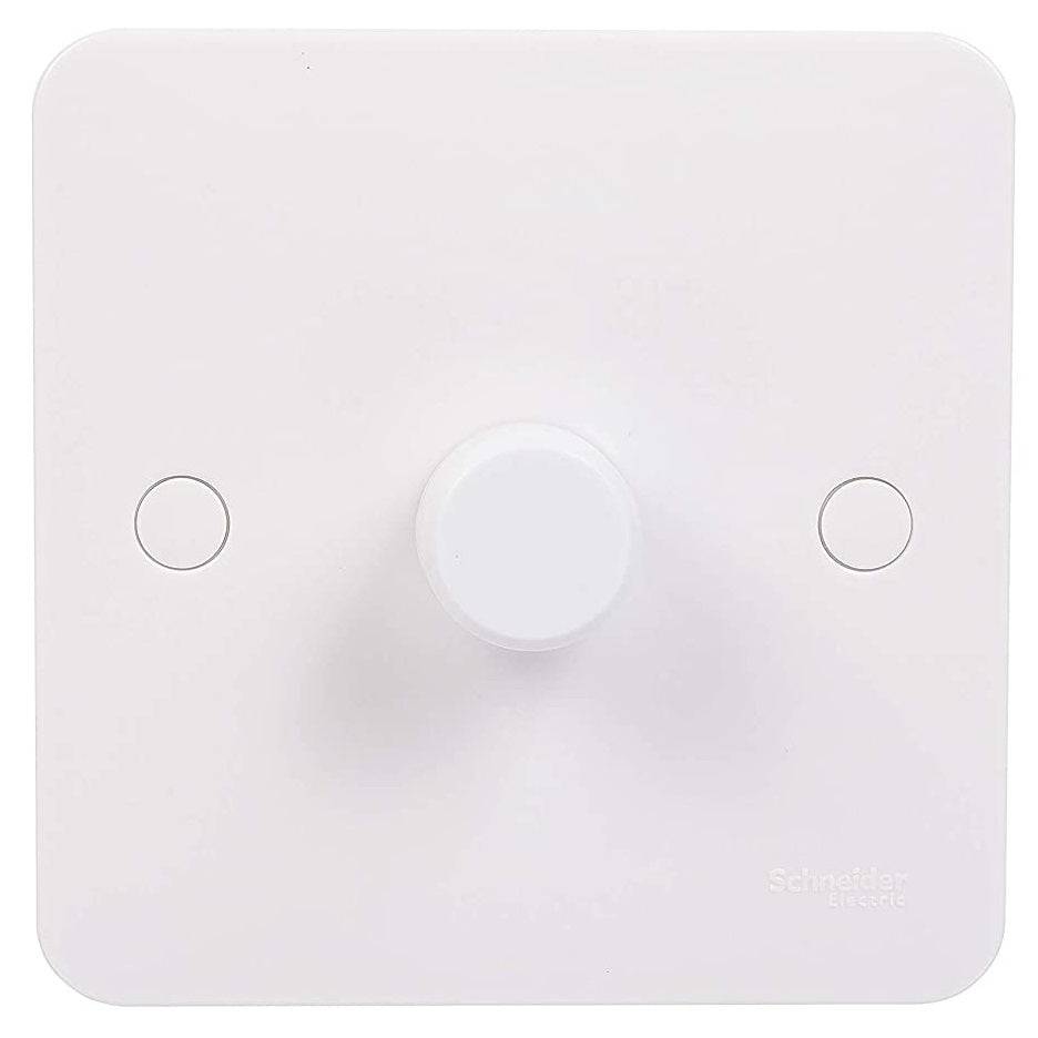 Schneider Lisse White 1G 2W LED 100W Dimmer Switch GGBL6012LMS RS