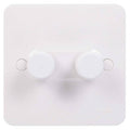 Schneider Lisse White 2G 2W 250W Dimmer Switch GGBL6022CS