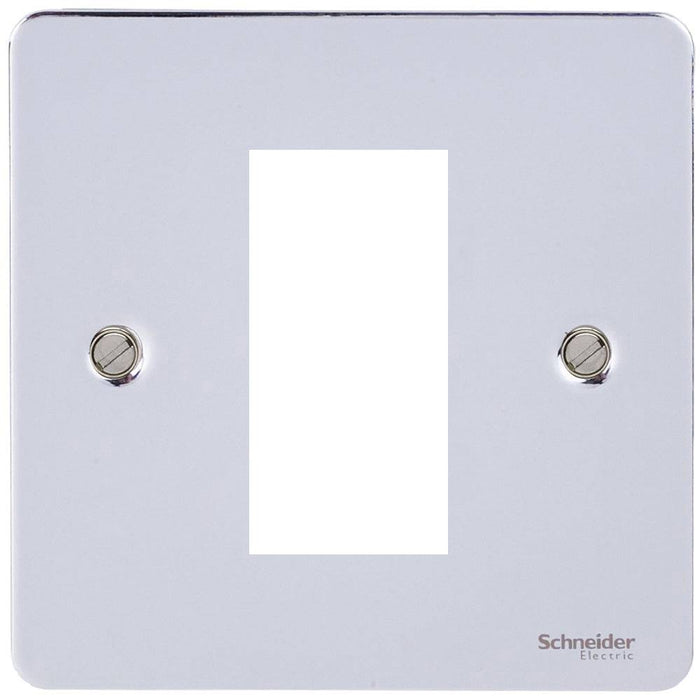 Schneider Ultimate Flat Plate Polished Chrome 1G Euro Plate GU8250PC