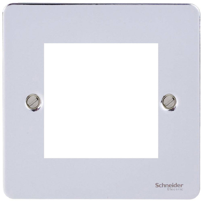 Schneider Ultimate Flat Plate Polished Chrome 2G Euro Plate GU8260PC