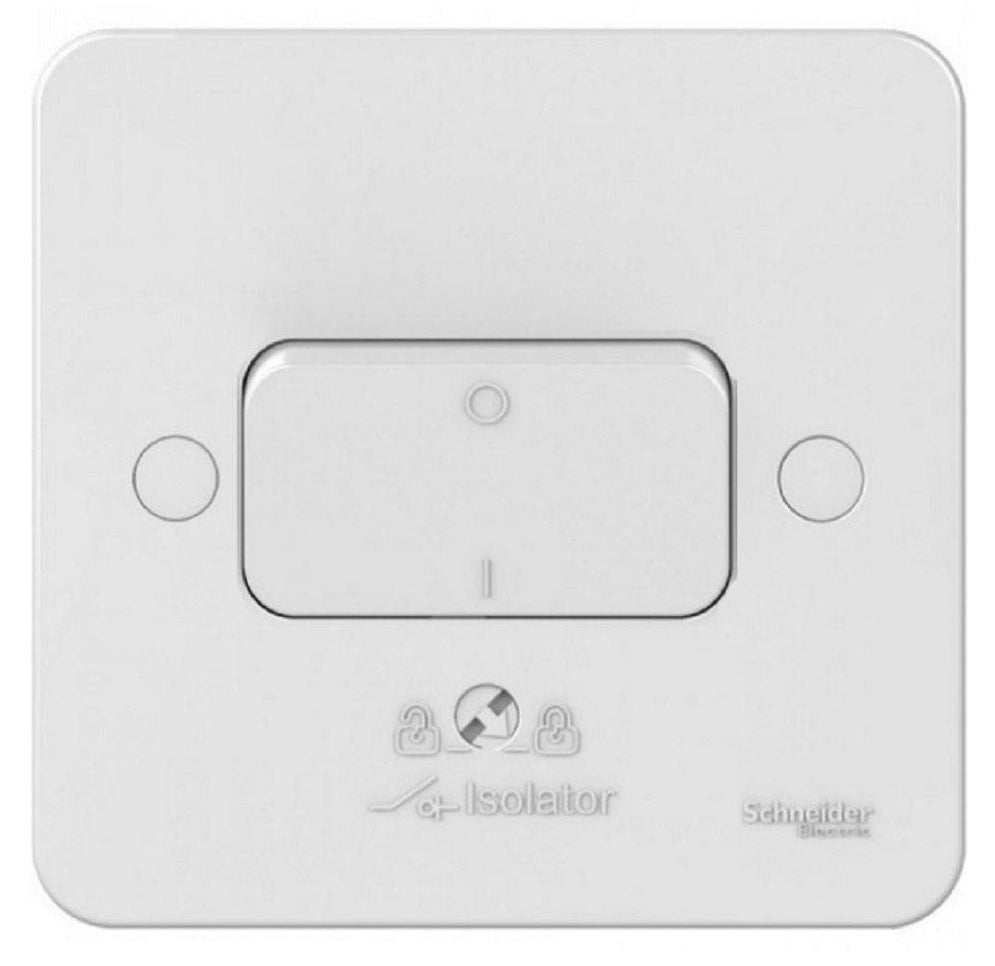 Schneider Lisse White Fan Isolator Switch GGBL1013 RS Electrical Supplies
