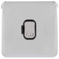 Schneider Lisse Deco Polished Chrome 13A Unswitched Spur GGBL5000BPCAvailable from RS Electrical Supplies