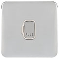 Schneider Lisse Deco Polished Chrome 13A Unswitched Spur GGBL5000WPCAvailable from RS Electrical Supplies