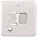 Schneider Lisse Deco Stainless Steel 13A DP Switched Spur With Flex GGBL5013WSSAvailable from RS Electrical 
