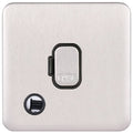 Schneider Lisse Deco Stainless Steel 13A Unswitched Spur with Flex GGBL5003BSSAvailable from RS Electrical 