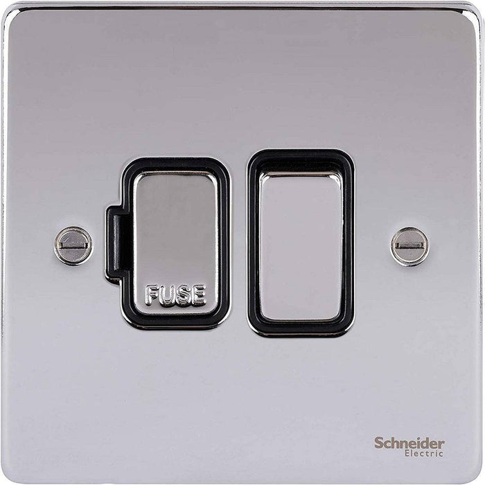 Schneider Ultimate Low Profile Polished Chrome 13A DP Switched Spur GU5510BPC