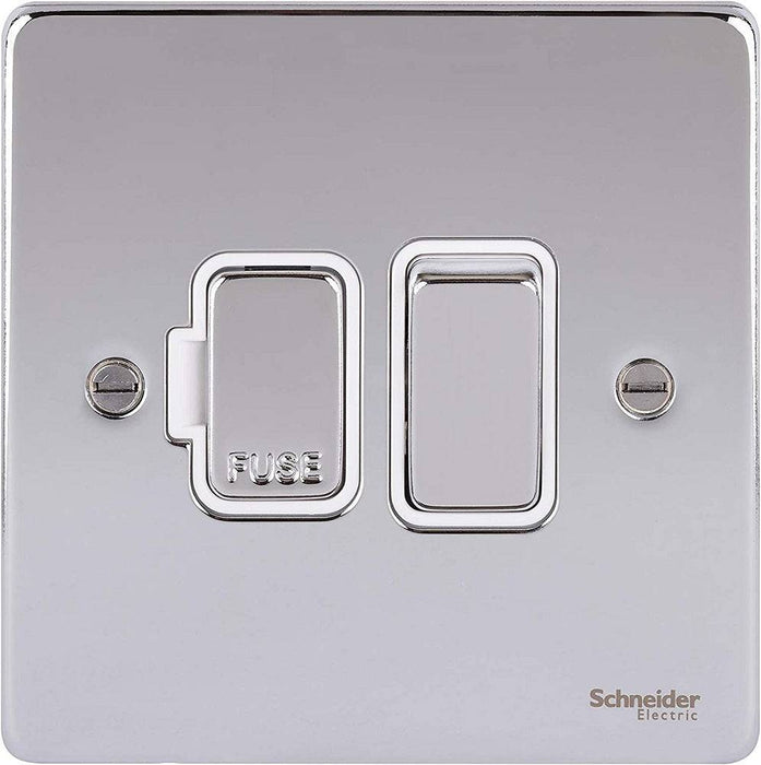 Schneider Ultimate Low Profile Polished Chrome 13A DP Switched Spur GU5510WPC