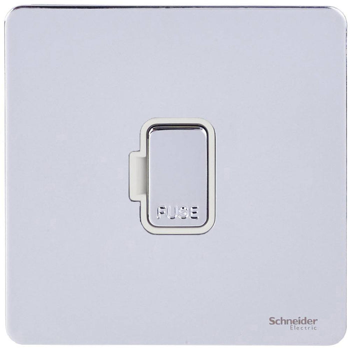 Schneider Ultimate Screwless Polished Chrome 13A Unswitched Spur GU5400WPC