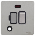 Schneider Ultimate Screwless Stainless Steel 13A Switched Spur with Neon & Flex GU5414BSSAvailable from RS Electrical 