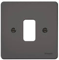 Schneider Ultimate Flat Plate Black Nickel 1G Grid Plate GUG01GBN