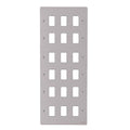 Schneider Ultimate Flat Plate Pearl Nickel 18G Grid Plate GUG18GPNAvailable from RS Electrical