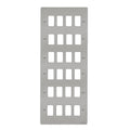 Schneider Ultimate Flat Plate Stainless Steel 24G Grid Plate GUG24GSSAvailable from RS Electrical 