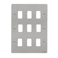 Schneider Ultimate Flat Plate Stainless Steel 9G Grid Plate GUG09GSSAvailable from RS Electrical 