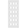 Schneider Ultimate Flat Plate White Metal 18G Grid Plate GUG18GPW