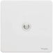Schneider Ultimate Screwless White Metal 1G Toggle Switch GU1412TPW Available from RS Electrical Supplies