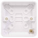Schneider Lisse White 16mm Single Pattress GGBL9116 Available from RS Electrical Supplies