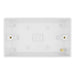 Schneider Ultimate Slimline White 25mm Double Pattress GU9225 Available from RS Electrical Supplies