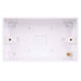 Schneider Ultimate Slimline White 35mm Double Pattress GU9235 Available from RS Electrical Supplies