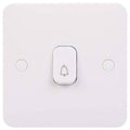 Schneider Lisse White 1G 2W Retractive BELL Switch GGBL1012RB