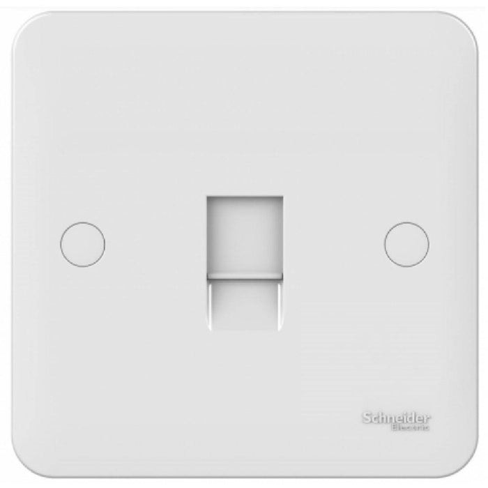 Schneider Lisse White RJ45 Cat5E Data Outlet GGBL7071C5