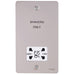 Schneider Ultimate Flat Plate Pearl Nickel Shaver Socket GU7290WPNAvailable from RS Electrical