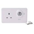 Schneider Lisse White 13A Single DP Lockable Socket GGBL3060L
