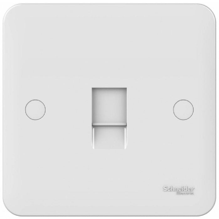 Schneider Lisse White RJ11 Data Outlet GGBL7051