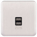 Schneider Lisse Deco Stainless Steel USB Charger Socket GGBL70042BSSSAvailable from RS Electrical 