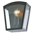 Zinc Artemis Outdoor Box Lantern Black 20945-BLK
