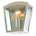 Zinc Artemis Outdoor Box Lantern Silver SL6655